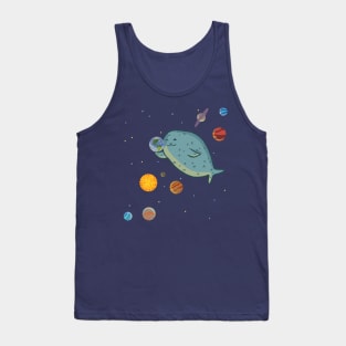Space Seal Booping the Earth Tank Top